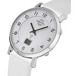 Damen-Armbanduhr von MASTER TIME, in der Farbe Weiss, aus Edelstahl, andere Perspektive, Vorschaubild
