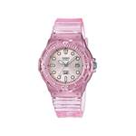 Damen-Quarzuhr von Casio, in der Farbe Rosa, andere Perspektive, Vorschaubild