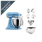 Küchenmaschine von KitchenAid, in der Farbe Blau, andere Perspektive, Vorschaubild