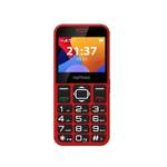Smartphone von myPhone, in der Farbe Rot, andere Perspektive, Vorschaubild