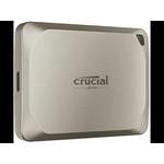 Externe Festplatte von CRUCIAL, in der Farbe Silber, andere Perspektive, Vorschaubild
