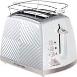 Toaster von Russell Hobbs, in der Farbe Weiss, andere Perspektive, Vorschaubild