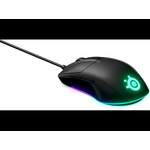 Maus von STEELSERIES, in der Farbe Schwarz, andere Perspektive, Vorschaubild