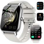 Smartwatch von Nerunsa, in der Farbe Weiss, andere Perspektive, Vorschaubild