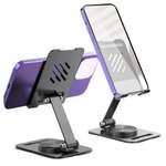 FIDDY Metall-360-Grad-Drehklapp-Desktop-Handy-Tablet-Ständer der Marke FIDDY