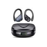 Bluetooth-Kopfhörer von OKWISH, in der Farbe Schwarz, andere Perspektive, Vorschaubild