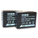 Kamera-Batterie von VHBW, in der Farbe Schwarz, andere Perspektive, Vorschaubild
