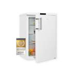 Freistehender Kühlschrank von Exquisit, in der Farbe Weiss, andere Perspektive, Vorschaubild