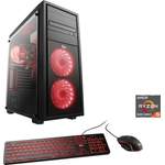 Gaming-PC von Csl, in der Farbe Schwarz, andere Perspektive, Vorschaubild