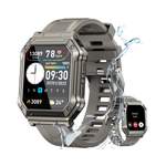 Smartwatch von GOOLOO, in der Farbe Grau, andere Perspektive, Vorschaubild