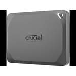 Externe Festplatte von CRUCIAL, in der Farbe Grau, andere Perspektive, Vorschaubild
