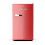 Freistehender Kühlschrank von Respekta, in der Farbe Rot, andere Perspektive, Vorschaubild