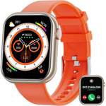 Smartwatch von Mingtawn, in der Farbe Orange, andere Perspektive, Vorschaubild