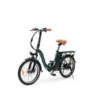 Elektrische Fahrräder von Burnout, in der Farbe Grün, andere Perspektive, Vorschaubild