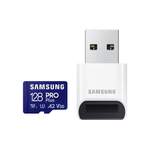 Memory-Card-Stick von Samsung, in der Farbe Weiss, andere Perspektive, Vorschaubild