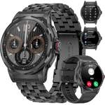 Smartwatch von SIEMORL, in der Farbe Schwarz, andere Perspektive, Vorschaubild