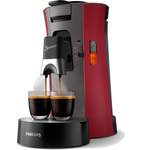 Kaffeemaschine von Philips Senseo, in der Farbe Rot, andere Perspektive, Vorschaubild