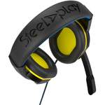 Gaming Headset von Steelplay, in der Farbe Schwarz, andere Perspektive, Vorschaubild