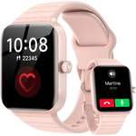 Smartwatch von Fitpolo, in der Farbe Rosa, andere Perspektive, Vorschaubild