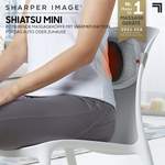 Massagegerät von Sharper Image, in der Farbe Grau, andere Perspektive, Vorschaubild