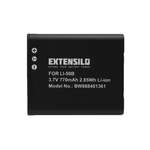 Kamera-Batterie von Extensilo, in der Farbe Schwarz, andere Perspektive, Vorschaubild