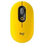 Maus von Logitech, in der Farbe Gelb, andere Perspektive, Vorschaubild