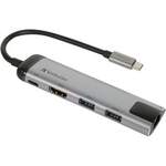 USB-Videoadapter von Verbatim, in der Farbe Grau, Vorschaubild