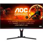 Gaming-Monitor von AOC, in der Farbe Schwarz, andere Perspektive, Vorschaubild