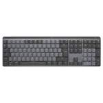 Tastature von Logitech, in der Farbe Grau, andere Perspektive, Vorschaubild