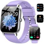 Smartwatch von Nerunsa, in der Farbe Lila, andere Perspektive, Vorschaubild