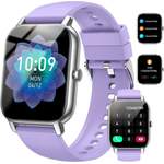 Smartwatch von Nerunsa, in der Farbe Lila, andere Perspektive, Vorschaubild