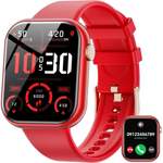 Smartwatch von Hwagol, in der Farbe Rot, andere Perspektive, Vorschaubild