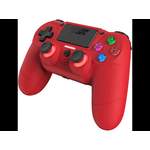 Gamepad von DRAGON SHOCK, in der Farbe Rot, andere Perspektive, Vorschaubild