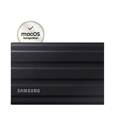 Preisvergleich für Samsung Portable GTIN: 4 Gen2 TB Schwarz, Shield | Ladendirekt USB T7 3.2 SSD 8806092968448 Typ-C
