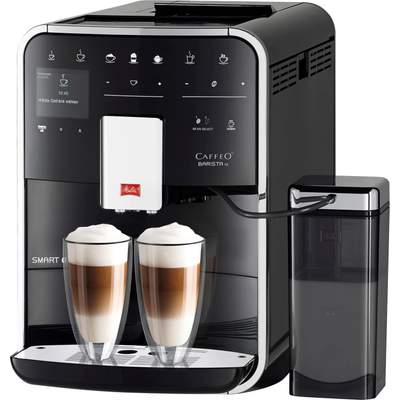 Kaffeevollautomat schwarz, Benutzerprofile, TS F850-102, 2-Kammer Barista GTIN: 4006508217830 Smart® für | 21 & Preisvergleich Melitta 8 Ladendirekt Kaffeerezepte Bohnenbehälter,