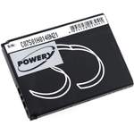 Batterie von Powery, in der Farbe Schwarz, andere Perspektive, Vorschaubild