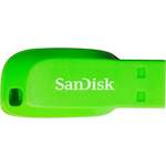 Memory-Card-Stick von Sandisk, in der Farbe Grün, andere Perspektive, Vorschaubild