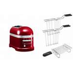 Toaster von KitchenAid, in der Farbe Rot, andere Perspektive, Vorschaubild