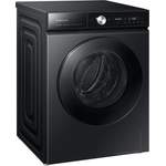 Frontlader-Waschmaschine von Samsung, in der Farbe Schwarz, andere Perspektive, Vorschaubild