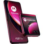 Handy von Motorola, in der Farbe Rot, andere Perspektive, Vorschaubild