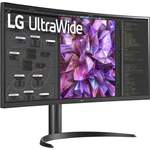 LCD-Monitor von LG, in der Farbe Schwarz, andere Perspektive, Vorschaubild