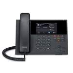 Festnetztelefon von Auerswald, in der Farbe Schwarz, andere Perspektive, Vorschaubild