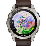 Smartwatch von Garmin, in der Farbe Braun, andere Perspektive, Vorschaubild