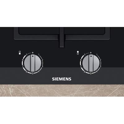 Preisvergleich für SIEMENS Gas-Kochfeld ER3A6BB70D, Domino-Kochfeld, Gas,  Glaskeramik, Facette vo+hi, in der Farbe Schwarz, GTIN: 4242003925676 |  Ladendirekt