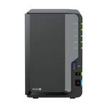 NAS Server von Synology, in der Farbe Schwarz, andere Perspektive, Vorschaubild