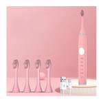 Elektrische Zahnbürste von ELEKIN, in der Farbe Rosa, andere Perspektive, Vorschaubild