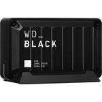 Externe Festplatte von WD_Black, in der Farbe Schwarz, andere Perspektive, Vorschaubild