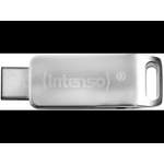 Memory-Card-Stick von INTENSO, in der Farbe Silber, andere Perspektive, Vorschaubild