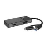 USB-Videoadapter von Lindy, in der Farbe Schwarz, andere Perspektive, Vorschaubild
