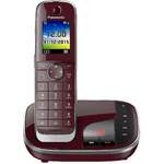 Telefon von Panasonic, in der Farbe Rot, andere Perspektive, Vorschaubild